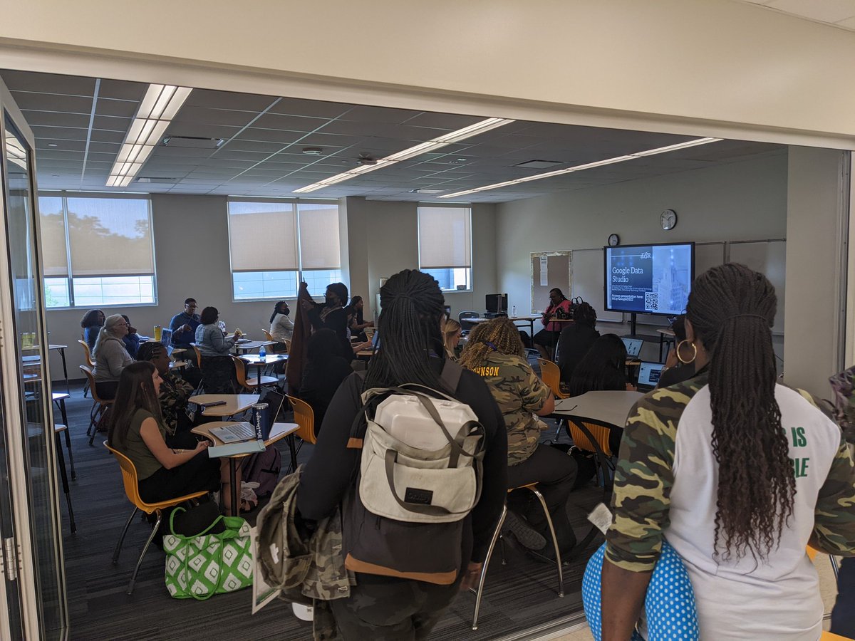 Standing room only as <a href="/drsaharahaney/">Sahara Haney, Ed.D.</a>  is presenting Google Data Studio to <a href="/ebrpschools/">East Baton Rouge Parish School System</a> administrators!