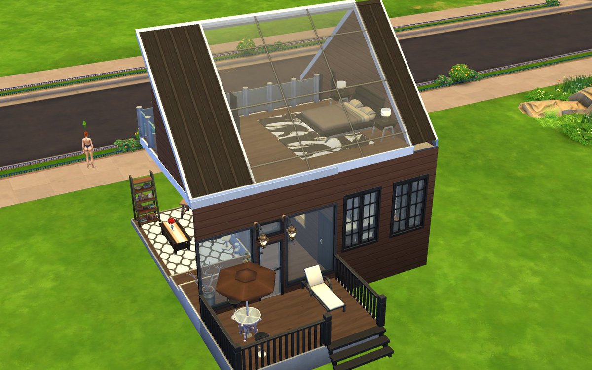 Nataliaa_simmer's tweet photo. Esta es la casita que he creado para el #StephySimmerChallenge2. Puse más fotos para que se vean los detalles. Me lo he pasado genial haciendo este reto, el cual teniendo solo el juego base y sin CC sí ha sido un reto de verdad. Espero que os guste😚😚 #ShowUsYourBuilds #TheSims4 https://t.co/bn5QuNaS4q