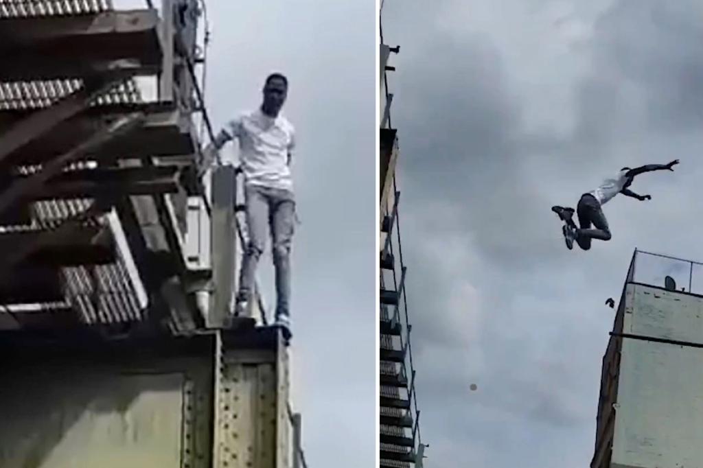Man who made terrifying rooftop leap to flee cops in NYC says he did it to avoid Rikers Island trib.al/9GqiH1G