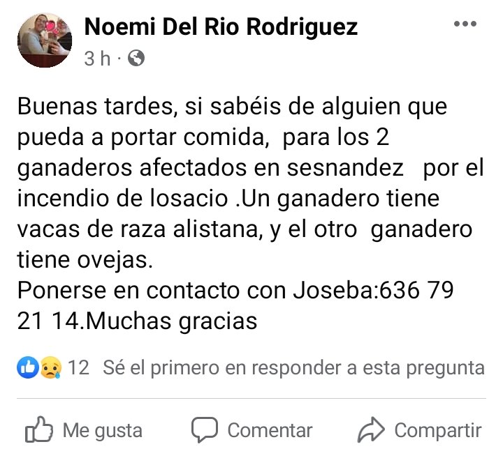 EstherMVZ's tweet image. Necesitan ayuda también los ganaderos de Sesnández de Tábara.
#IFLosacio #Zamora
@culebranocalla