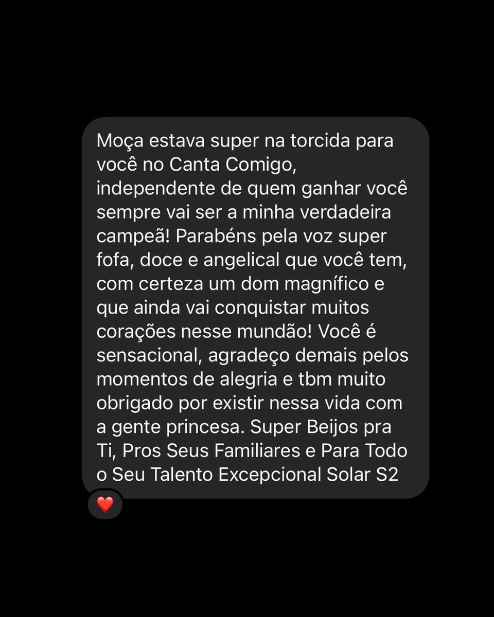 Pra aquecer o backstage da final de hoje, juntei algumas das mensagens lindas que recebi nessa reta final do programa. Vocês não sabem o quão vocês são importante pra mim! Amo vocês lobos! Muito obrigada! 🤍 O resto tá lá no meu insta!!  Auuuuuu