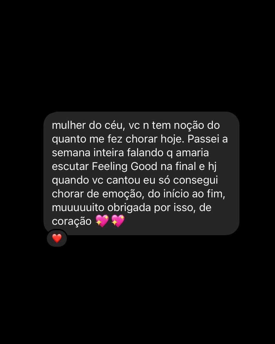 ArianeVLobos's tweet photo. Pra aquecer o backstage da final de hoje, juntei algumas das mensagens lindas que recebi nessa reta final do programa. Vocês não sabem o quão vocês são importante pra mim! Amo vocês lobos! Muito obrigada! 🤍 O resto tá lá no meu insta!!  Auuuuuu https://t.co/1SsJTTIKwk