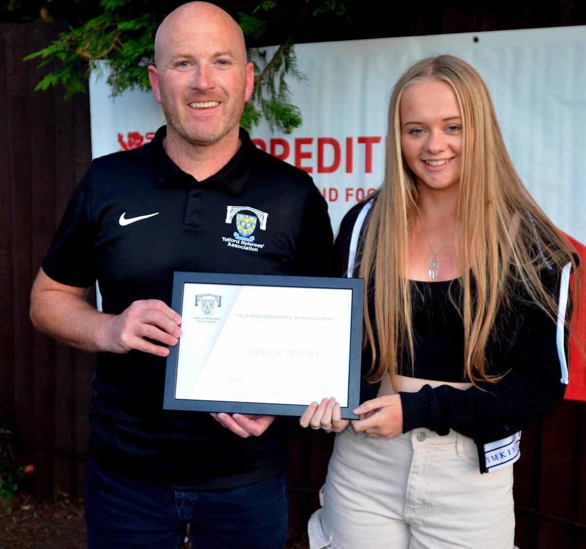 TelfordReferees's tweet photo. Well done to all of our award winners

Referee of the year: Andy Biggin 
Young Referee of the year: Joey Malone 
Telford RA Rising star - Amelia Smith
Telford RA Unsung hero - Shaun Currall 
Telford RA Special Recognition - Colin Siverns 
#awards #refereeing  #telfordreferees https://t.co/Jhr6at8OTu
