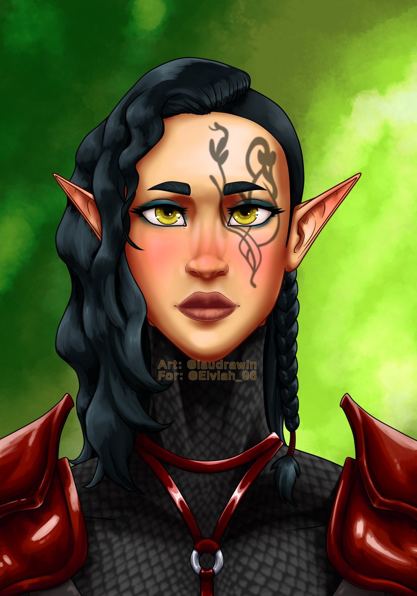 laudrawin's tweet photo. Rylae for @Elviah_96 🥰🥰

Thanks for trusting me with your beautiful ladies! ^^

#DragonAge #Dreadwolfrises @bioware https://t.co/iwBJLPkWQl