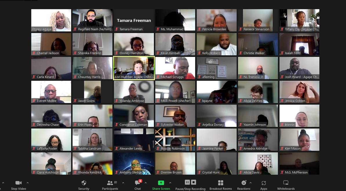 EdTrustTN's tweet photo. Today, @rmnash87 &amp; @meilicpowell provided an "Education Policy &amp; Advocacy 101" session with folks from @agapemeanslove. Thank you to @agapemeanslove for your time and engagement during this session. https://t.co/WfpdLlsN1u