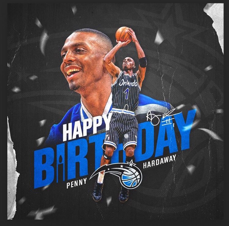 Happy birthday To one of my favorite players of all time Penny Hardaway 
