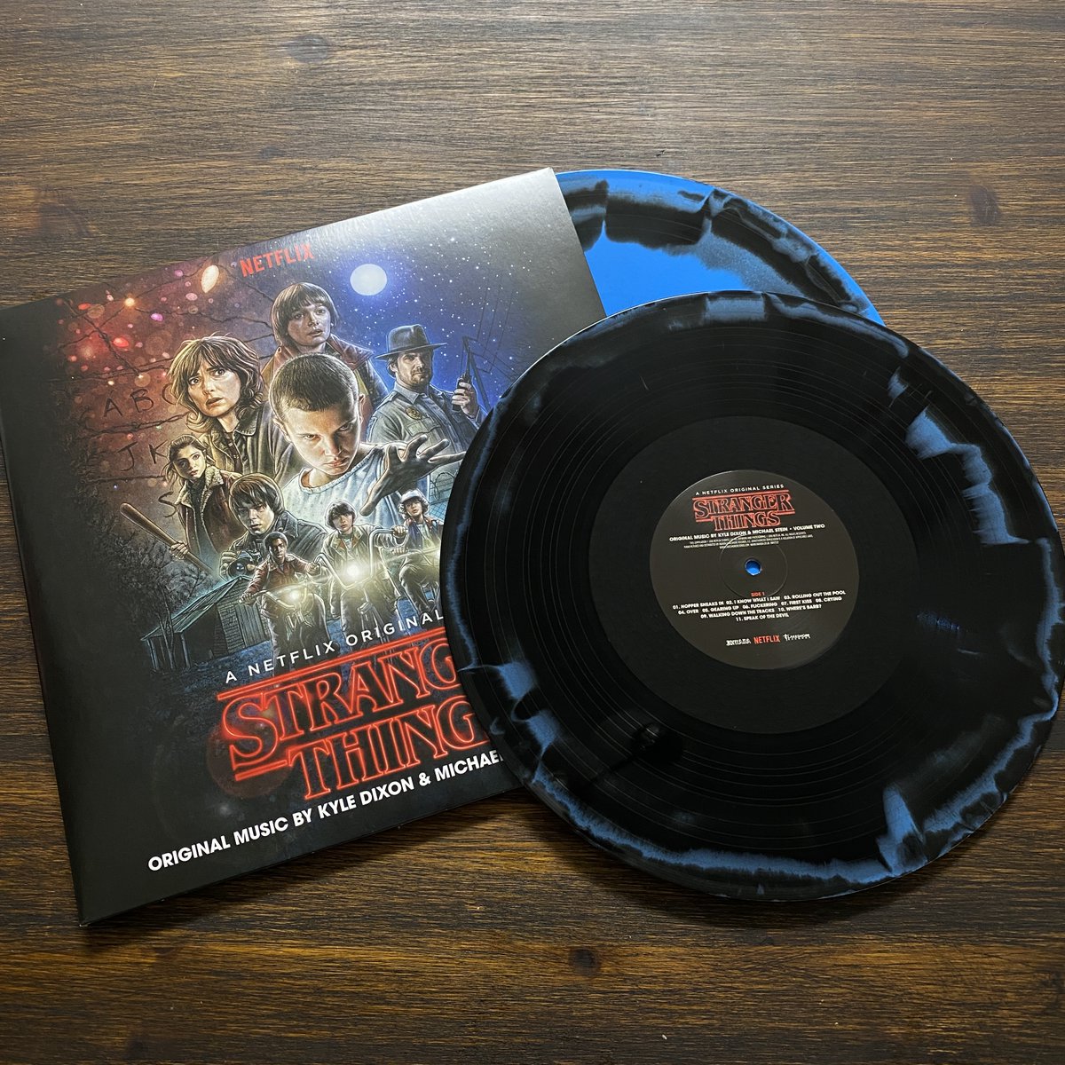 ZavviUS's tweet photo. If only we knew what we do now. In-Stock and Shipping, the Stranger Things: Volume 2 Soundtrack on Black/Blue Swirl Vinyl. Get yours: https://t.co/b05ah5lUvF
.
#MusiconVinyl #Soundtrack #StrangerThings #StrangerThingsSeason1 #StrangerThingsVolume2 #VinylSoundtrack https://t.co/uUTU3sHQwy
