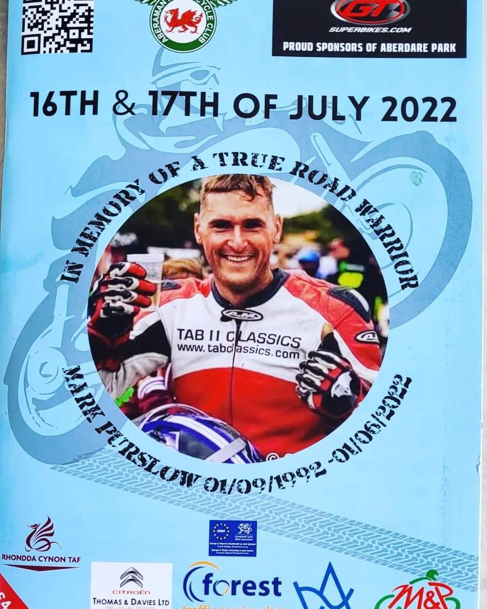 Thank you so much to <a href="/aberdareparkroa/">Aberdare Park RR</a> for this wonderful tribute to Mark on the official program. Mark would be made up. Thank you to all who supported Mark this weekend at the #races we wish we could have been there but couldn't be in two places at once so you did it for us💙