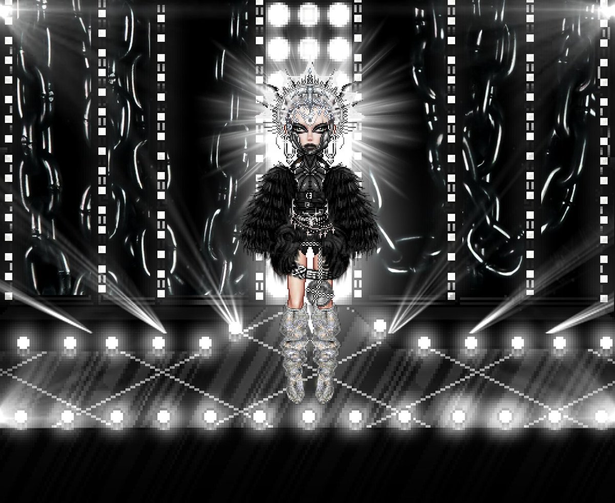 everskiesrace's tweet photo. ㅤㅤ✧ ،  NOW WALK, NOW WALK DARLING! ✧

✧ CATEGORY IS: NATIONAL COSTUME, traje típico de el monstruo asignado. ✧

Next up, from the darkest place, giving you THE hellraiser couture, she is @ESJanrrol! https://t.co/6LbBjO45Dw