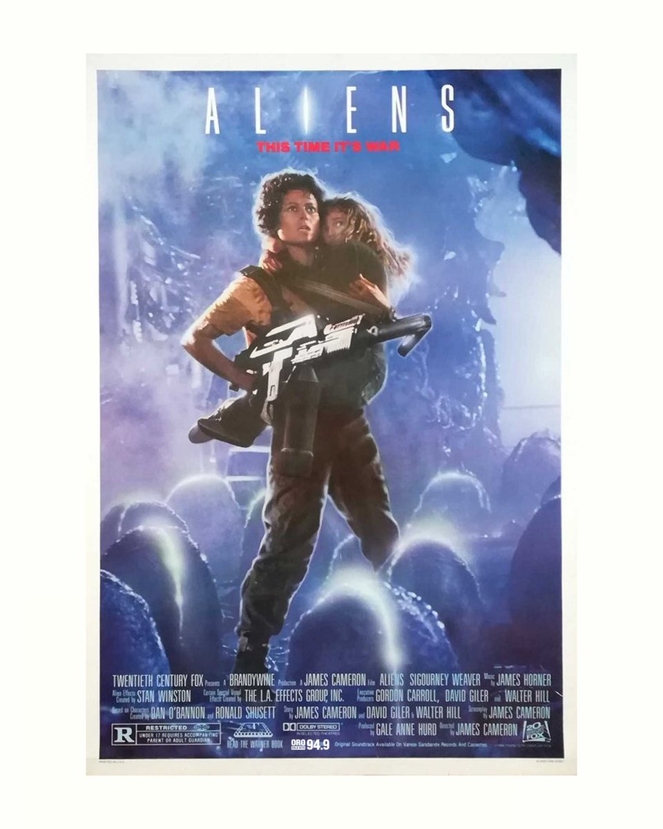Oro_hits's tweet photo. #ElDatoOroHits 📝
.
#UnDíaComoHoy 18 de julio pero de 1986, se estrena en cines la emocionante película de ciencia ficción #Aliens, protagonizada por #SigourneyWeaver y escrita y dirigida por #JamesCameron
.
#OroHits 1⃣ #AlAire 📻🎶👉🏼 https://t.co/dDUErCIBcu https://t.co/iaPUFciMVd