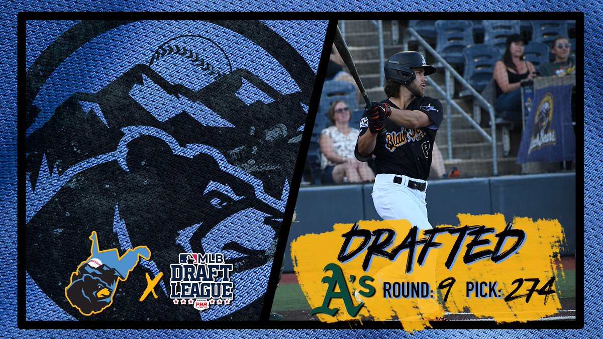 WVBlackBears's tweet photo. Congratulations @caeden_trenkle on being selected in the 9th round to the @Athletics ! https://t.co/wJQEdLv3bV