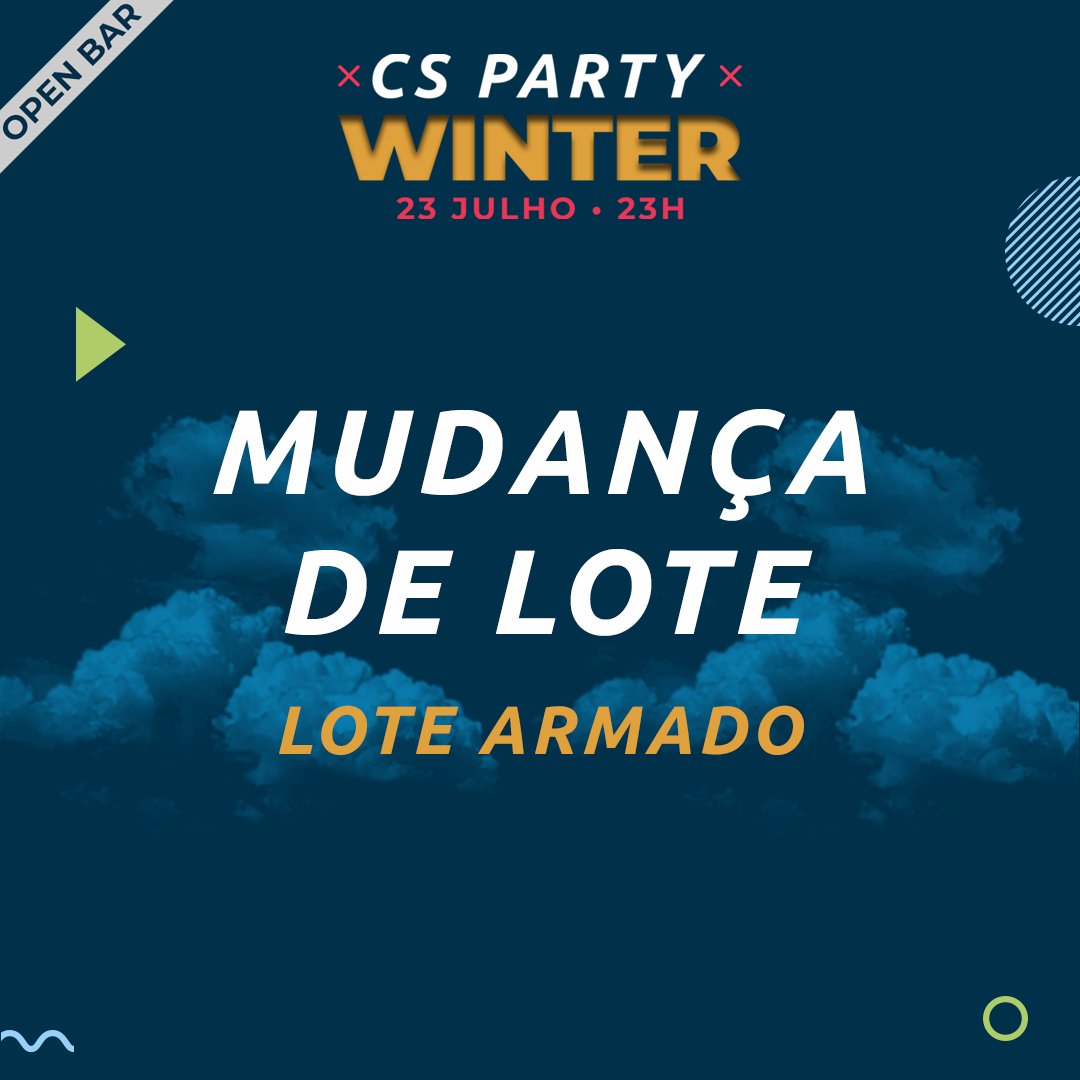 cspartybr's tweet photo. ATENÇÃO! ÚLTIMAS HORAS DO LOTE PISTOL!🔥

Hoje às 23h59 acontecerá a mudança de lote. Compre já o seu ingresso, link na BIO!!!

Fiquem ligados que amanhã divulgaremos mais uma presença confirmada. https://t.co/XygOuj8dOd