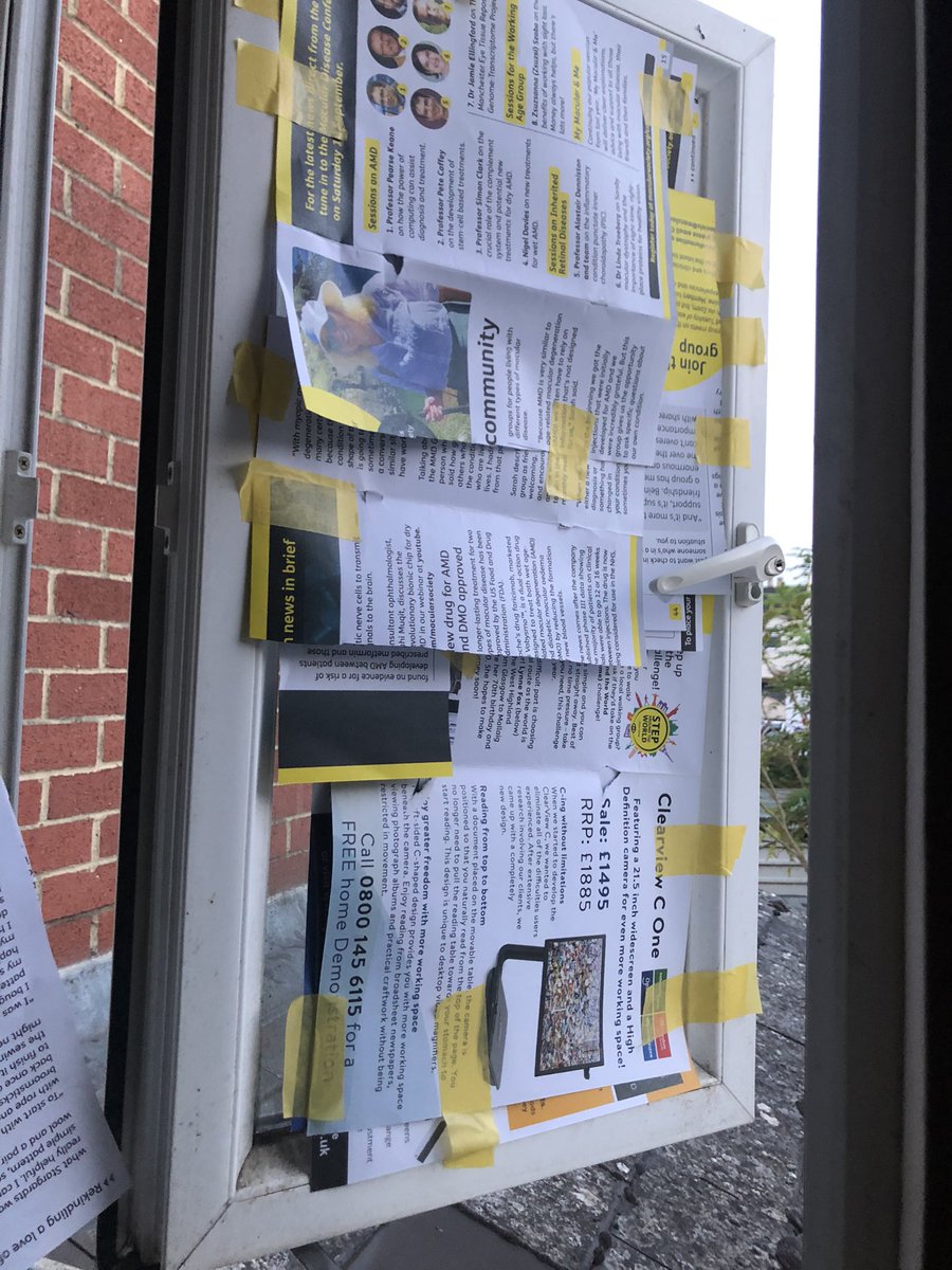 I chopped up the <a href="/macul/">MACUL</a> members magazine to keep the sun out! No offence intended to those who produced it!