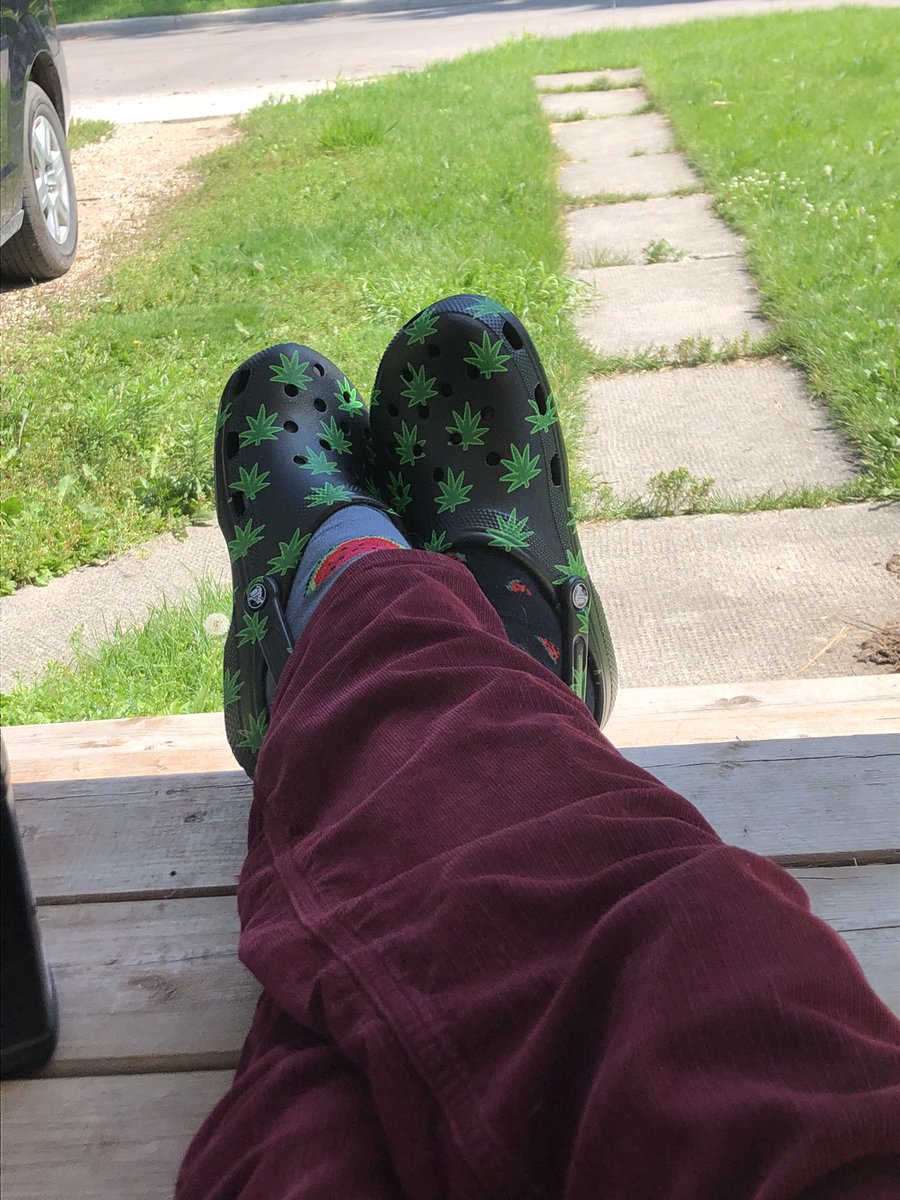 bought crocs letsgoboys