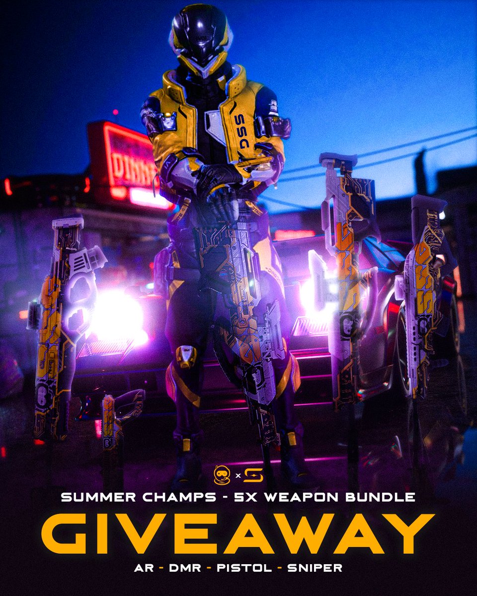 Look like a champion. Play like a champion.

5 SSG SPLITGATE SKIN BUNDLES GIVEAWAY

To Enter:
💛 Like
🔁 RT 
🚀 Follow <a href="/Spacestation/">Spacestation Gaming</a>