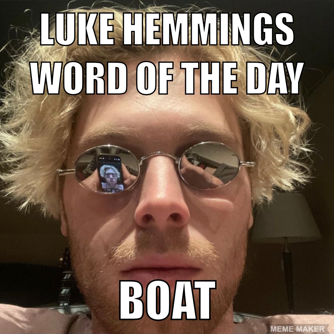 HEMMINGSWOTD's tweet image. the Luke Hemmings word of the day is: Boat