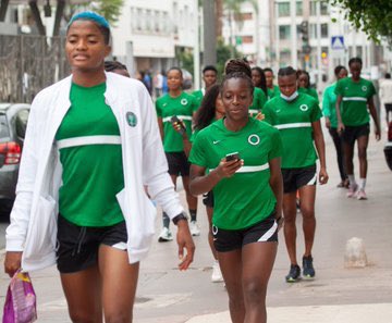 _cymbol's tweet photo. Ajibade is a baller abeg. Typical Athletico Madrid player.

Ịsị ekwe ọnwụ

Super Falcons going for the 10 https://t.co/WhZhGSkmZj