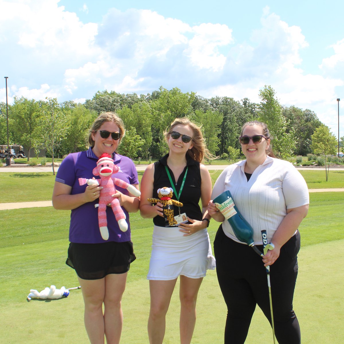 RCC_MB's tweet photo. Our Assistive Technology and Prosthetics &amp; Orthotics teams had a great time showing off some of their equipment at the @childrensrehab's  Inaugural Tee off for Ability Golf Tournament last week! https://t.co/gW9f10RCcQ