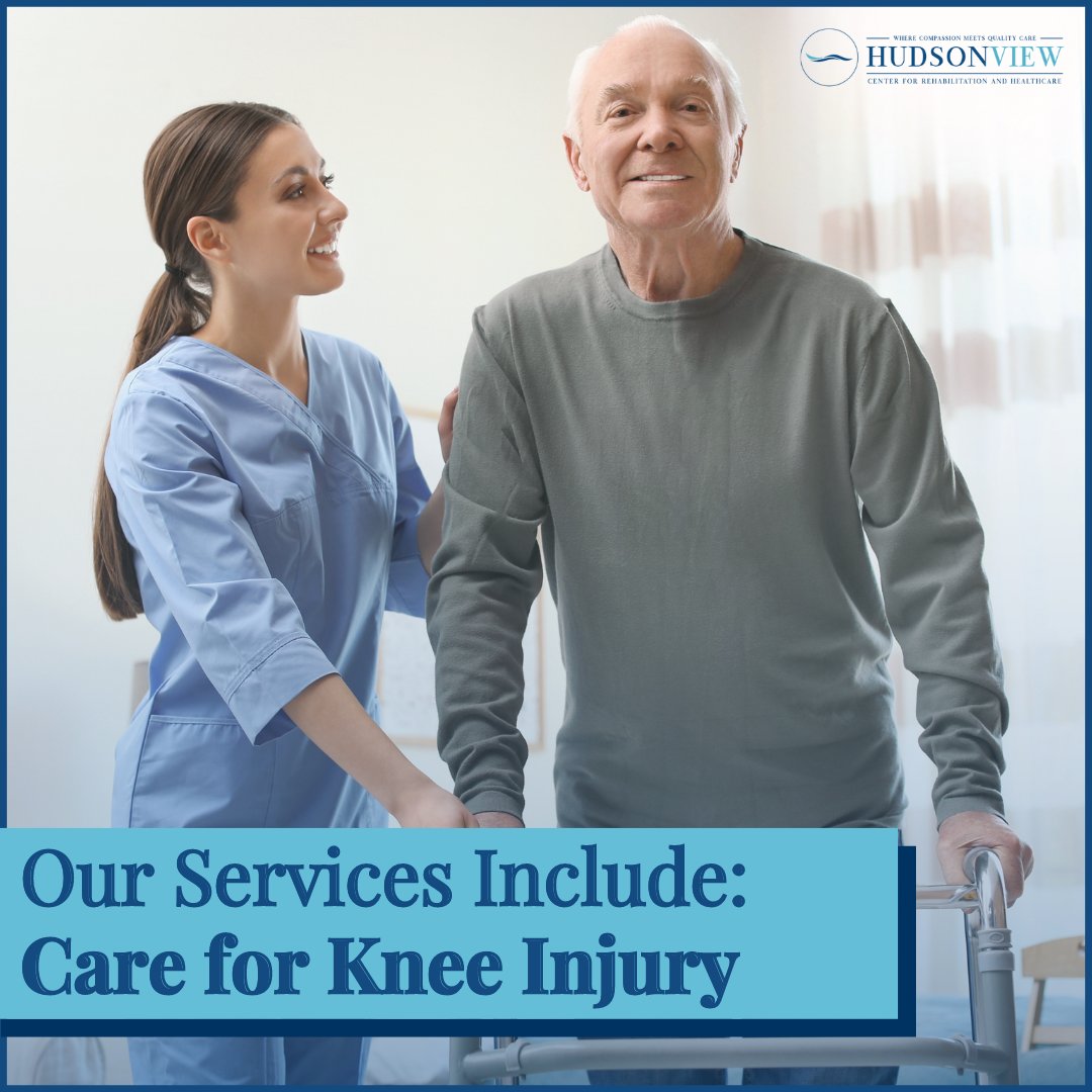 Are you recovering from a knee injury and need a higher quality of care?

Hudsonview is the place to be!

Find out about our special orthopedic rehab programs today!

#OrthopedicRehab #KneeInjury