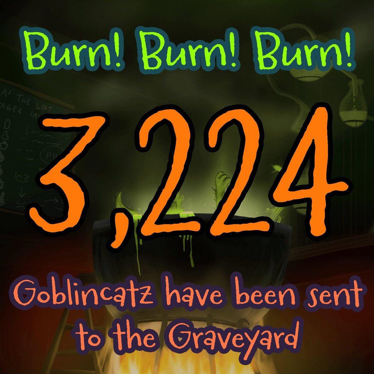 Offᵢcᵢaₗ ₗᵢₙₖ: sacrifice.goblincatz.wtf

Eₓₜᵣacₜₛ: opensea.io/collection/ext…

4 dayₛ ₗₑfₜ (Rₑfᵣₑₛₕ Mₑₜadaₜa) #BurnTheCatz #SaveTheCatz