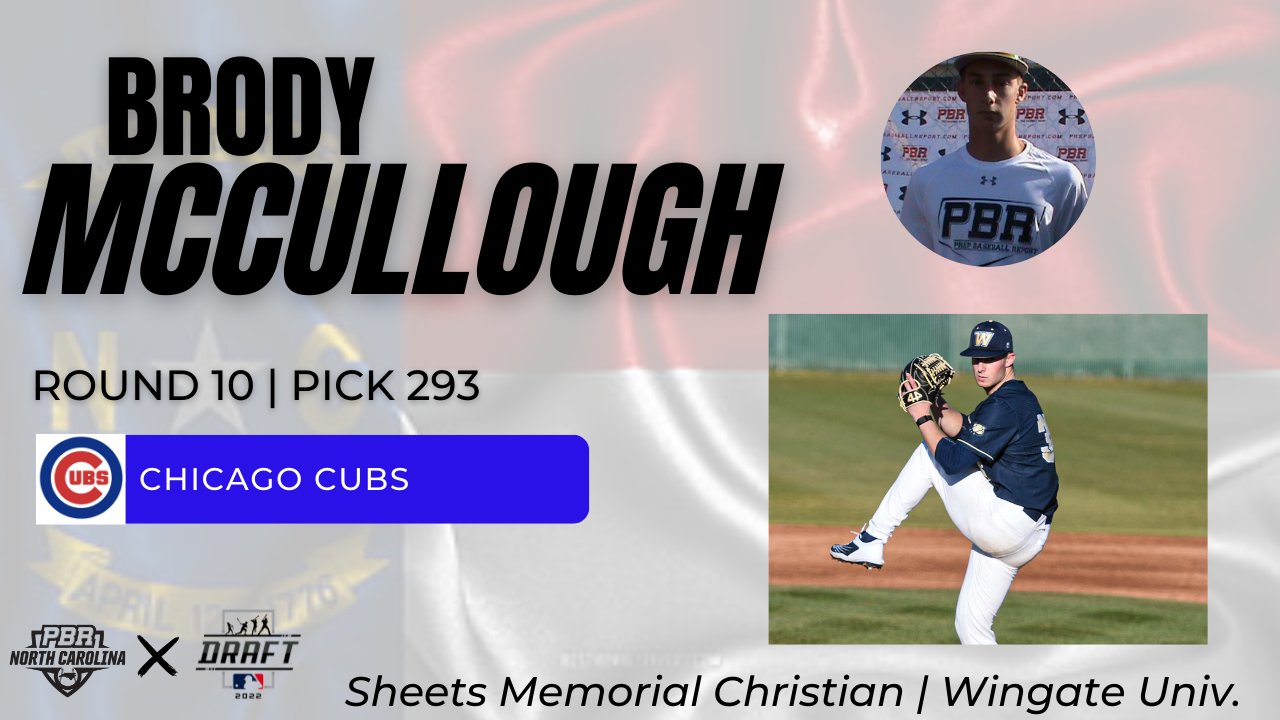 PBR North Carolina on Twitter "Congrats Brody McCullough 🚨2022 MLB