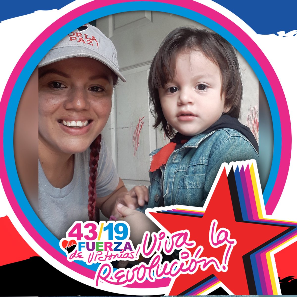 Mi amor 
Mi vida 
Que mejor instruirlo por el buen camino, así como lo hizo mi madre. Hay frente sandinista para rato.
#Nicaragua 
#4319FuerzaDeVictorias 
#ManaguaSandinista