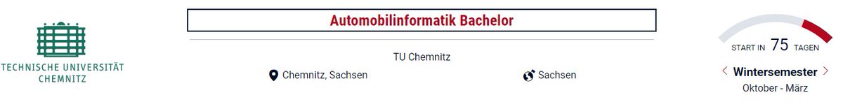 WolframHardt's tweet photo. Beginn Bachelor Studium in 75 Tagen - Jetzt bewerben und Studienplatz sichern @TUChemnitz #automobilinformatik #informatik https://t.co/wjdDDXAjNj