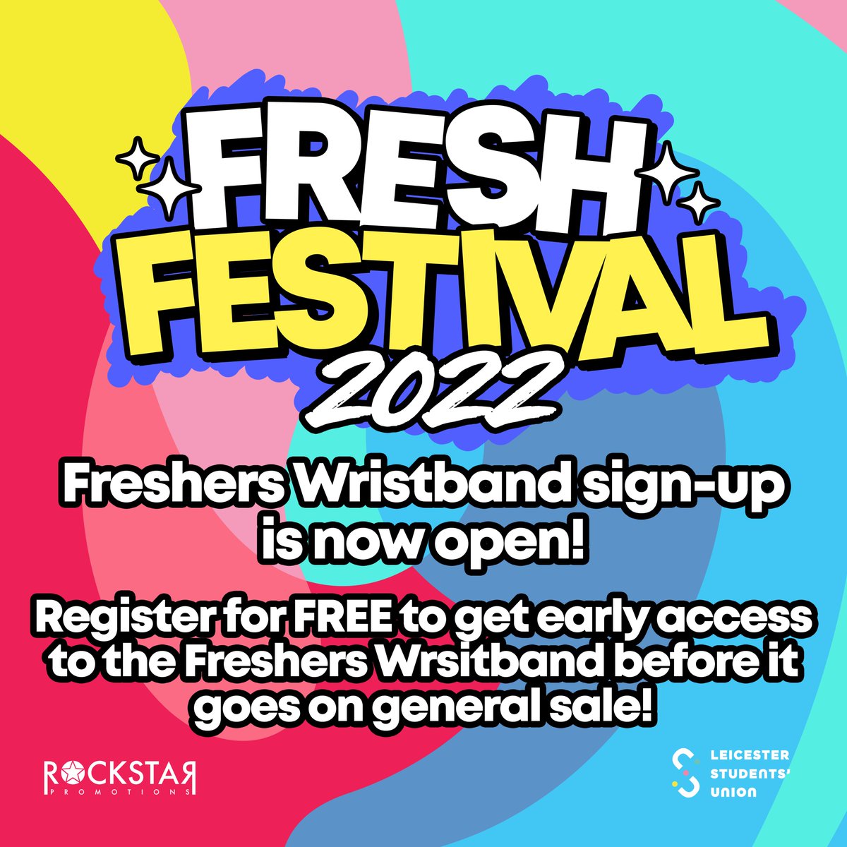 𝗙𝗿𝗲𝘀𝗵 𝗙𝗲𝘀𝘁𝗶𝘃𝗮𝗹 𝗶𝘀 𝗮 𝘁𝘄𝗼 𝘄𝗲𝗲𝗸 𝗲𝘅𝘁𝗿𝗮𝘃𝗮𝗴𝗮𝗻𝘇𝗮 𝗼𝗳 𝗲𝘃𝗲𝗻𝘁𝘀 𝘁𝗼 𝘄𝗲𝗹𝗰𝗼𝗺𝗲 𝘆𝗼𝘂 𝘁𝗼 𝗟𝗲𝗶𝗰𝗲𝘀𝘁𝗲𝗿 𝗨𝗻𝗶!

Complete priority sign up here so that you can buy a Freshers Wristband before general sale starts > rockstarpromotions.uk/Fresh2022