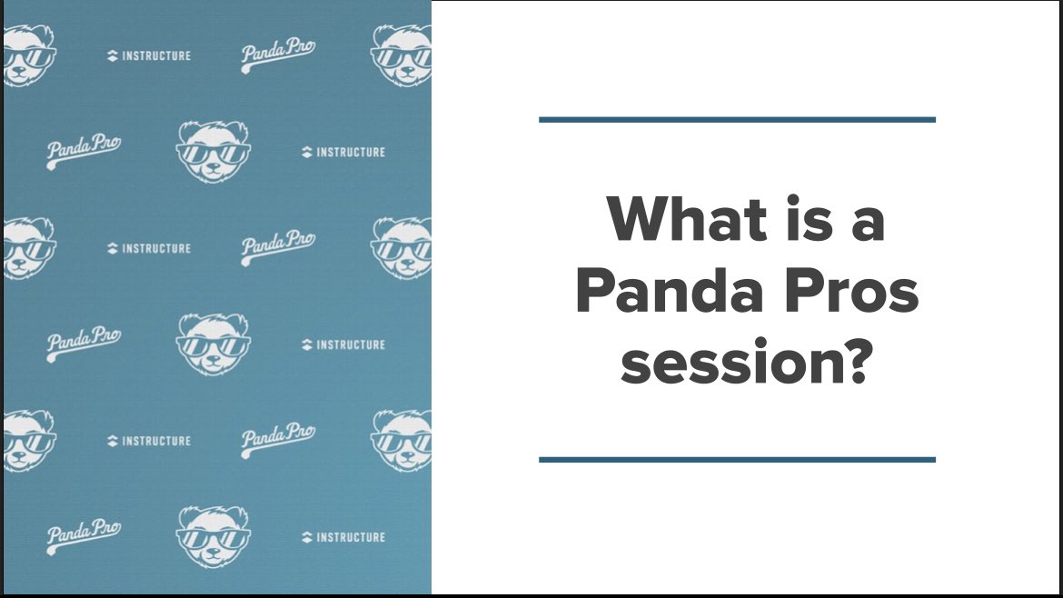Are you a teacher that uses <a href="/Canvas_by_Inst/">Canvas by Instructure</a> or #MasteryConnect? We have a special treat for you! What are Panda Pros you say? It’s a FREE 45 minute 1:1 session with an expert who can help support you in using the #InstructureLearningPlatform! Sign up now: instructure.com/panda-pros