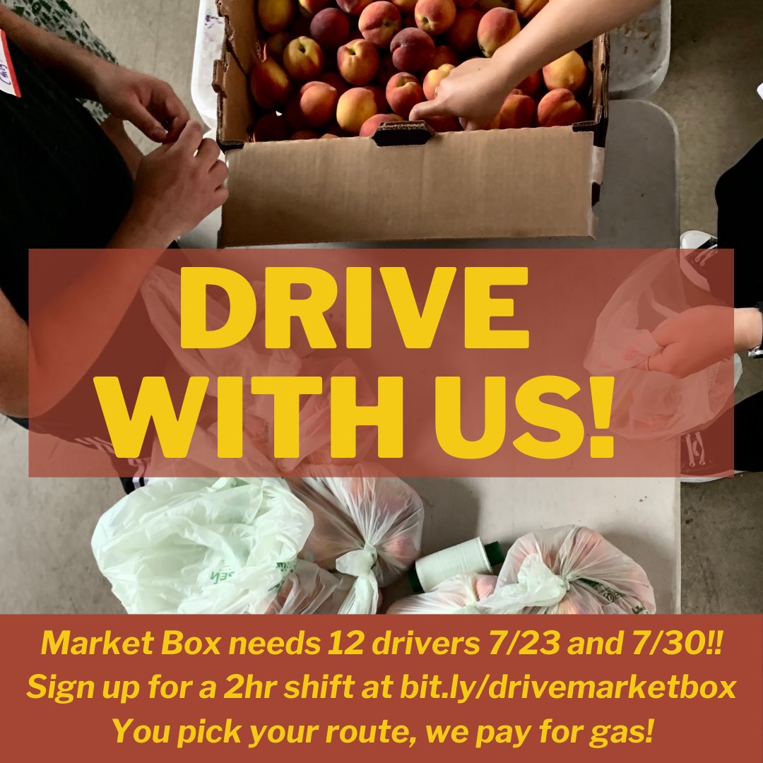 Volunteer Call! Market Box is looking for drivers this month and going forward. In the two years since we and our neighbors started this project, we've delivered nearly 13,000 bags of food across the South Side. Help us keep it going! Sign up at bit.ly/drivemarketbox