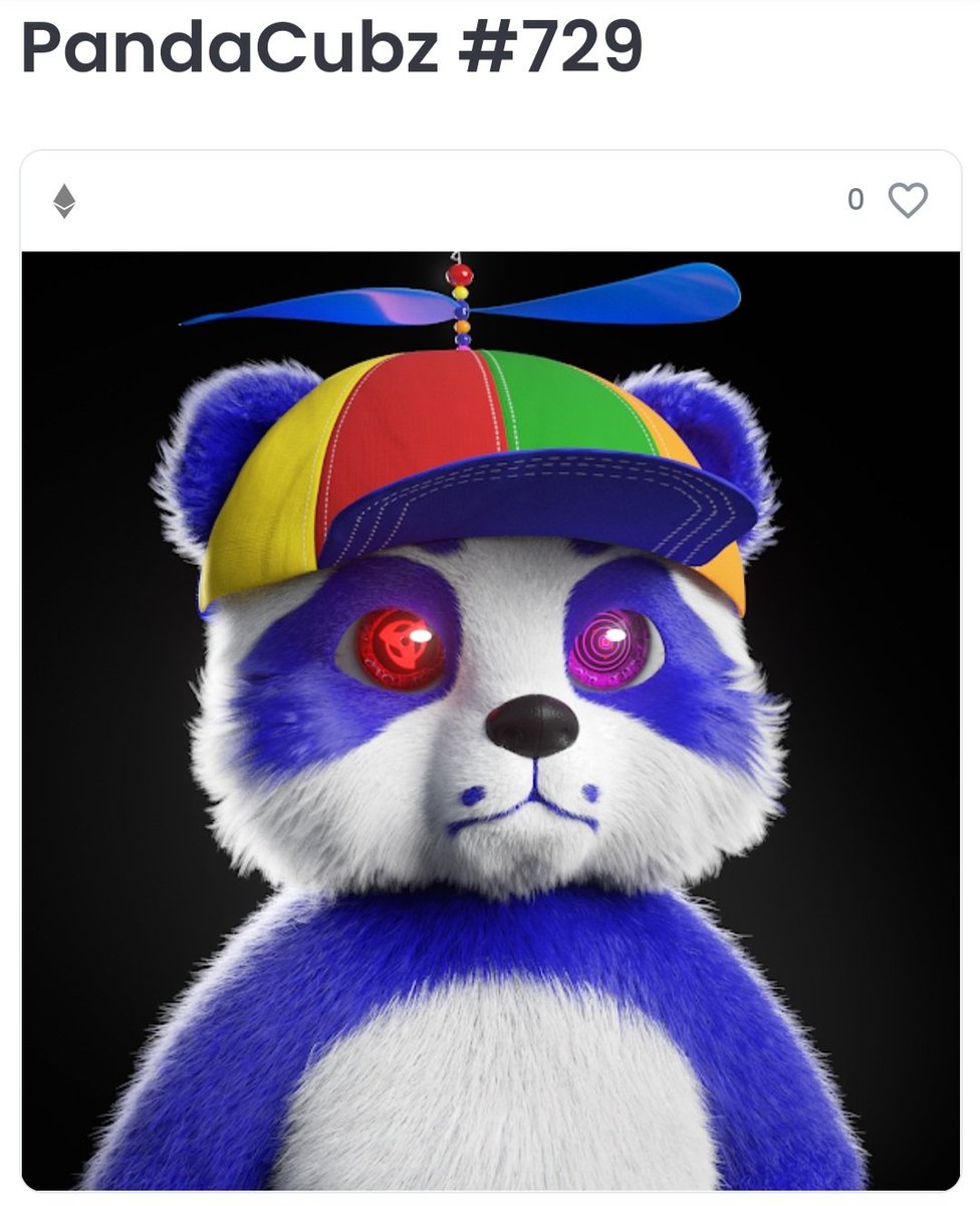 NFTourz's tweet image. Love my @Grumpy_Pandaz Panda Cubz.
#pandacubz #nft #grumpypandaz