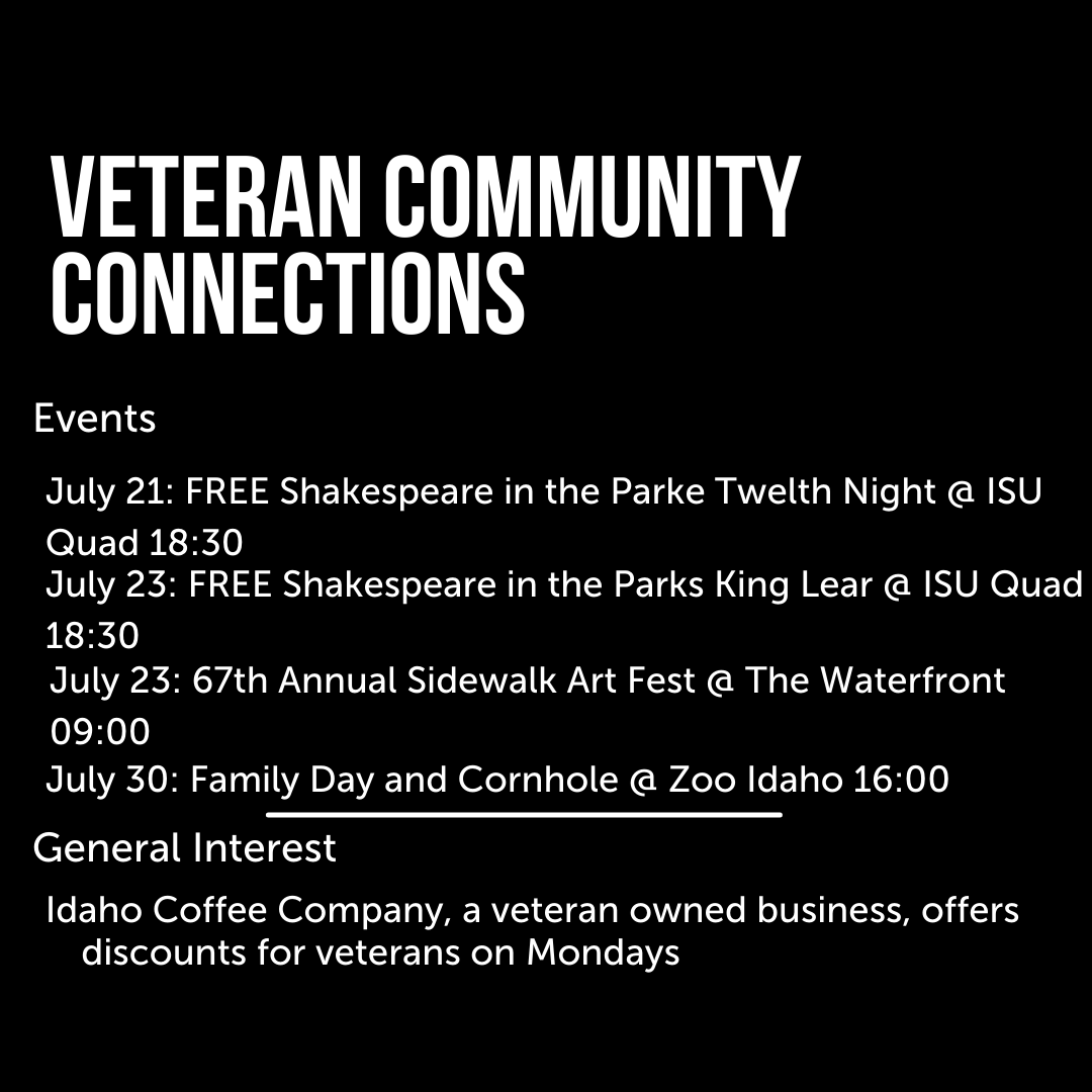 ProgramTrio's tweet photo. Get out in your community this week with some lovely FREE opportunities! #shakespeare #theatre #community #free #plays #veterans #veteraneducation #veteran #military #militaryedcuation #chalkart #zoo #montanashakespeare #twelthnight #kinglear https://t.co/4wmojSekdA