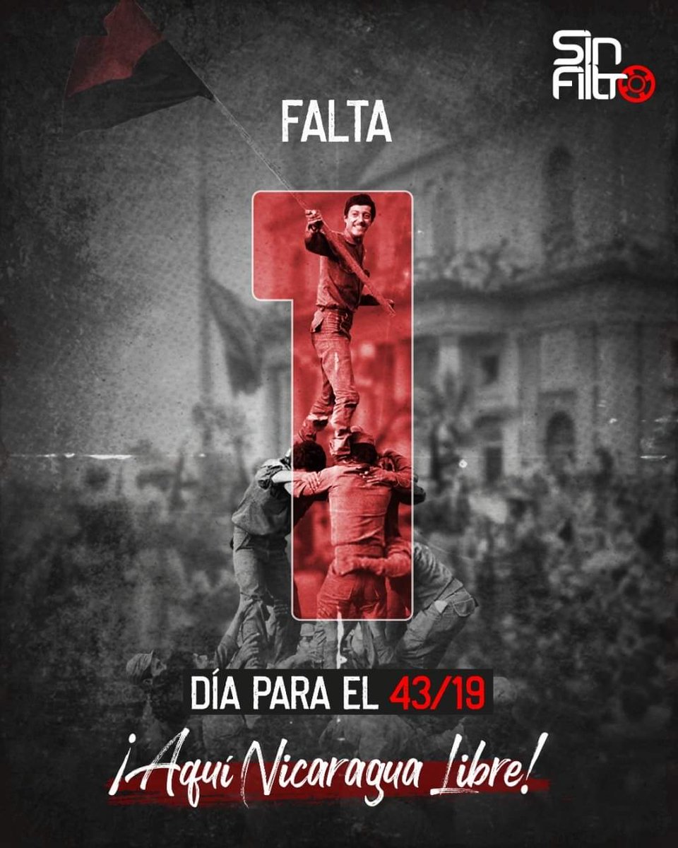 DraUNAN's tweet photo. Ya nos acercamos al gran día 4319

#4319FuerzaDeVictorias 
#ManaguaSandinista https://t.co/GDq84zqhEx