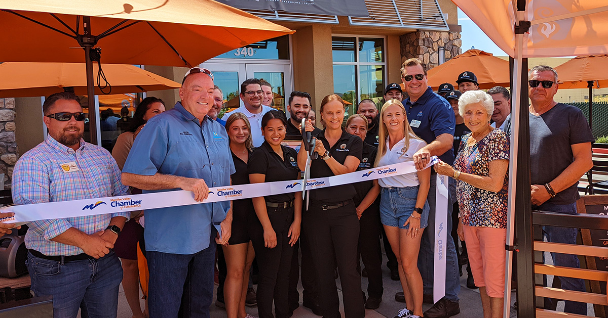 MenifeeChamber's tweet photo. We had the honor of celebrating Urbane Cafe's newest location here in Menifee with a ribbon-cutting ceremony. Thank you for being a part of our chamber, supporting local nonprofits, and for investing in our community! https://t.co/dpsH7U313w