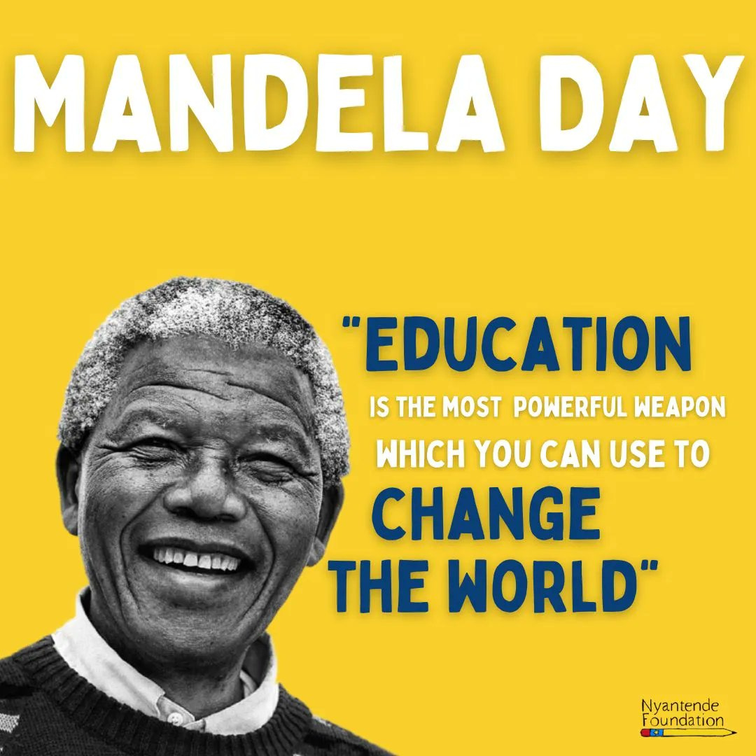 On #MandelaDay we remembered Nelson Mandela’s determination in his fight for equality. These words in particular guide us in our mission toward building a better future for the many children without access to education. Find out more about us here: buff.ly/36NW2mK