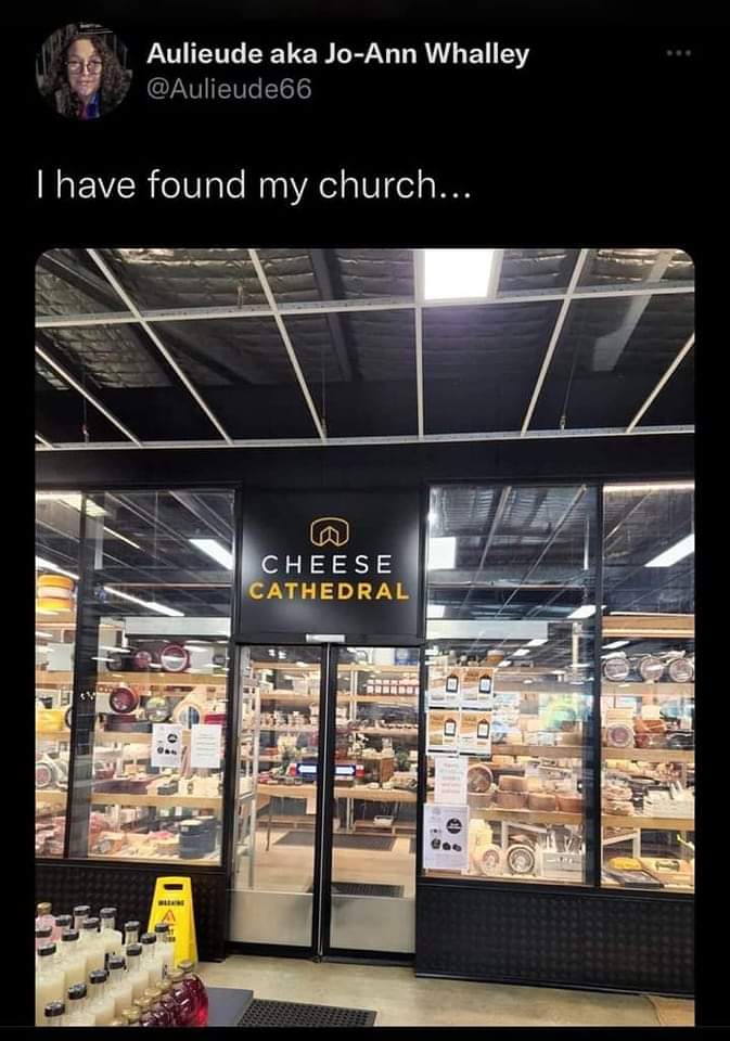 caryhedges's tweet photo. Found where @elvisduran worships. #PraiseCheesus @ElvisDuranShow https://t.co/yqwb1x9aqV
