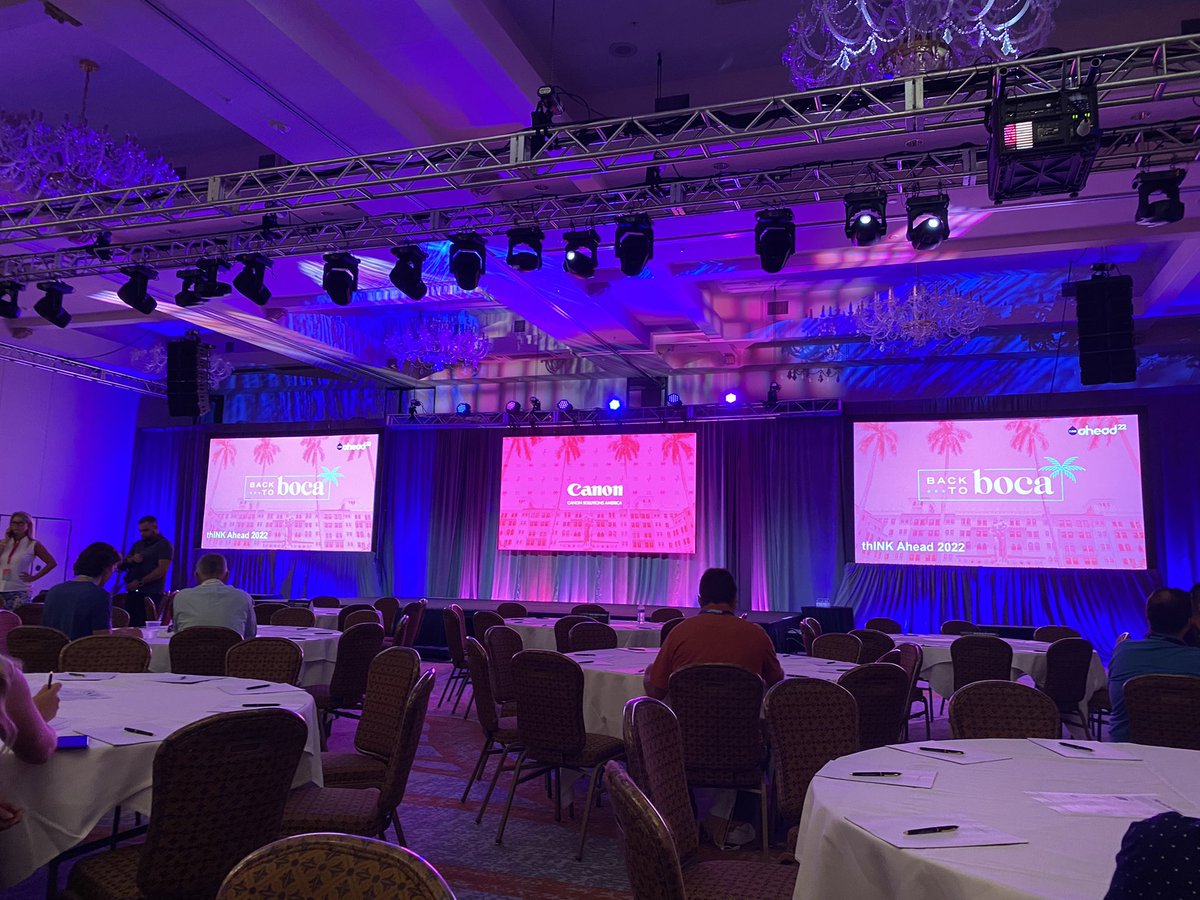 Cassandra_Rose's tweet photo. Ready for the #thINKAhead 2022 conference kick off! @Canon_Solutions https://t.co/jruC53iUe9