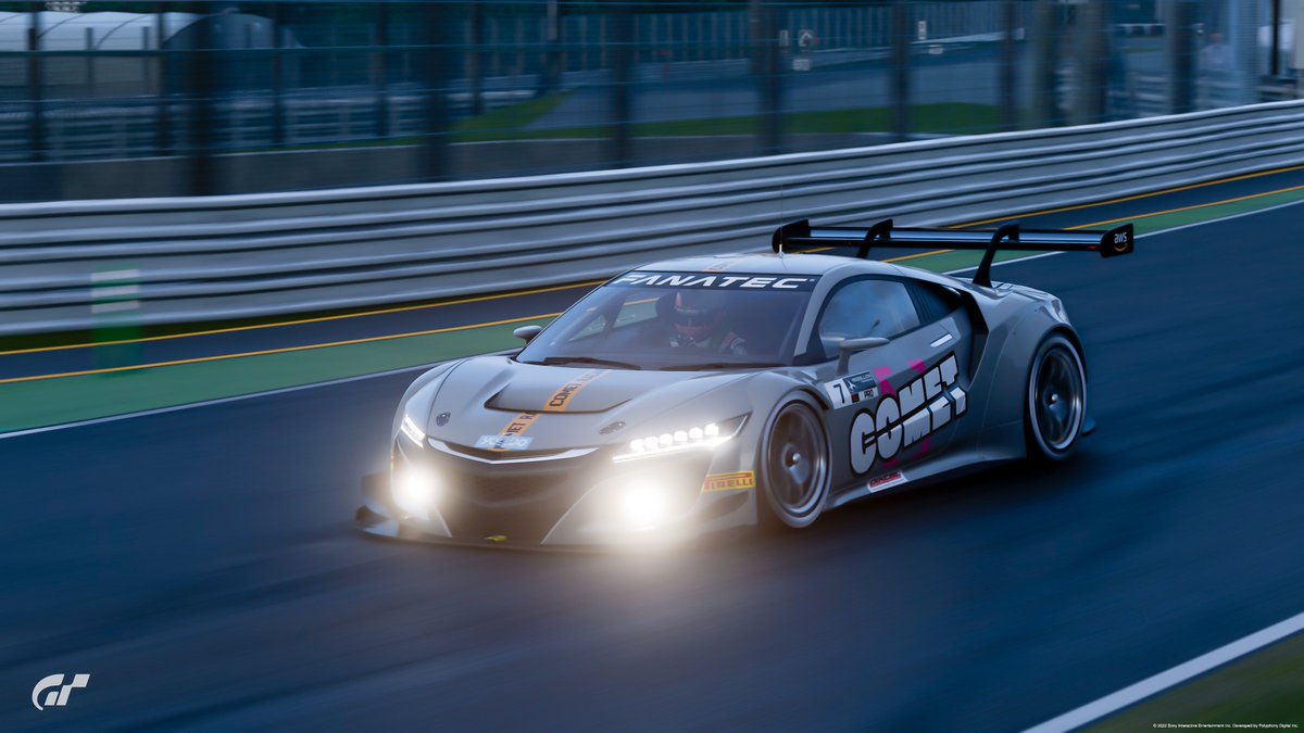 chiroru_works's tweet photo. 先日もGTWC ASIA RACE2でAMクラスなのに総合優勝した🏆
COMET RACING NSX GT3!
少しずつ完成に近づいている?
パーツ部分の文字入れどうしよー
@fanatec
@GTWorldChAsia
#COMETRACING
#GTWorldChAsia
#鈴鹿サーキット
#NSXGT3
#グランツーリスモ7
#グランツーリスモリバリー
#GT7Livery https://t.co/cAFSlg257F