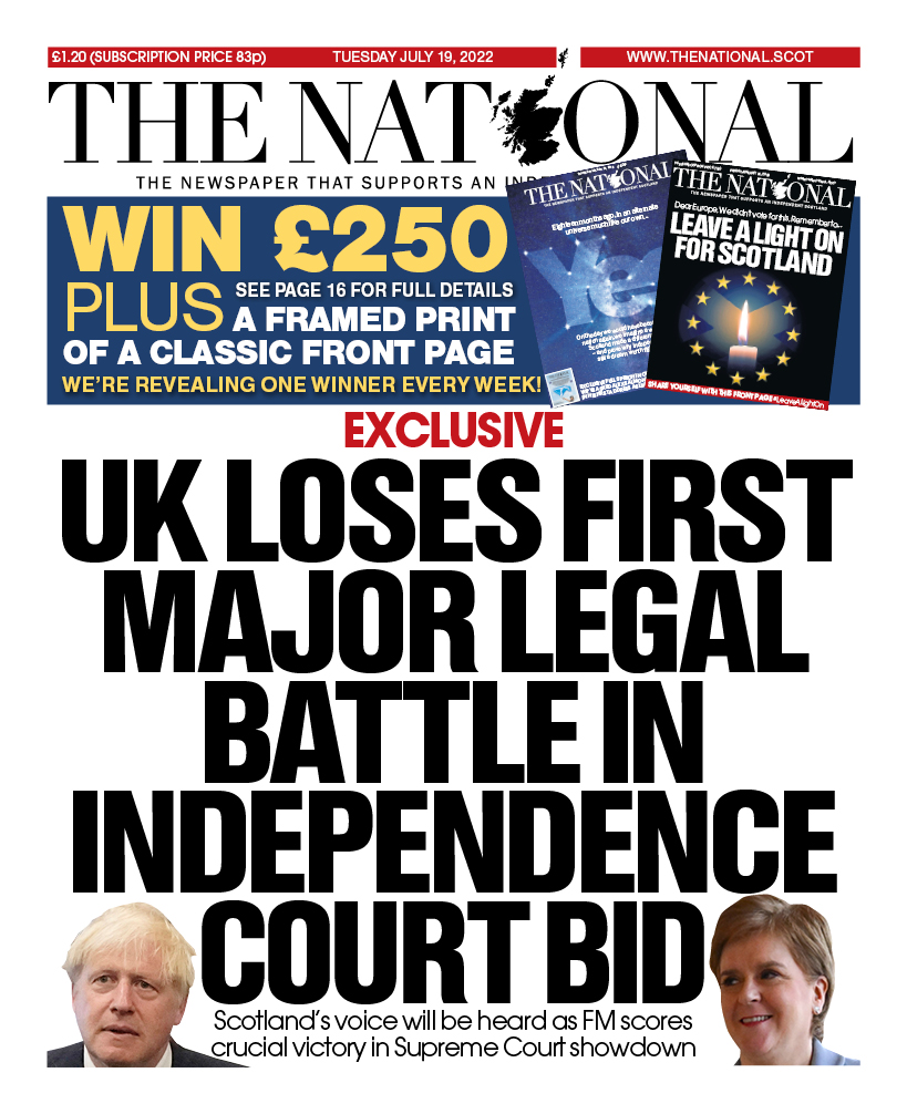 🚨 EXCLUSIVE: The Scottish Government has won the first major legal battle in the Supreme Court showdown on indyref2 🚨