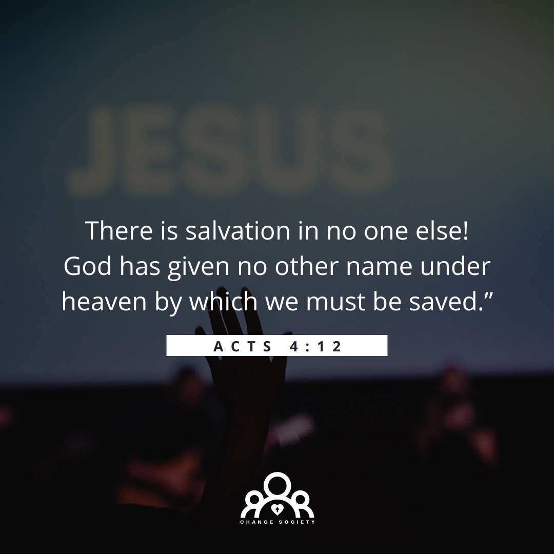 We Change Society through Salvation. | #ChangeSociety
