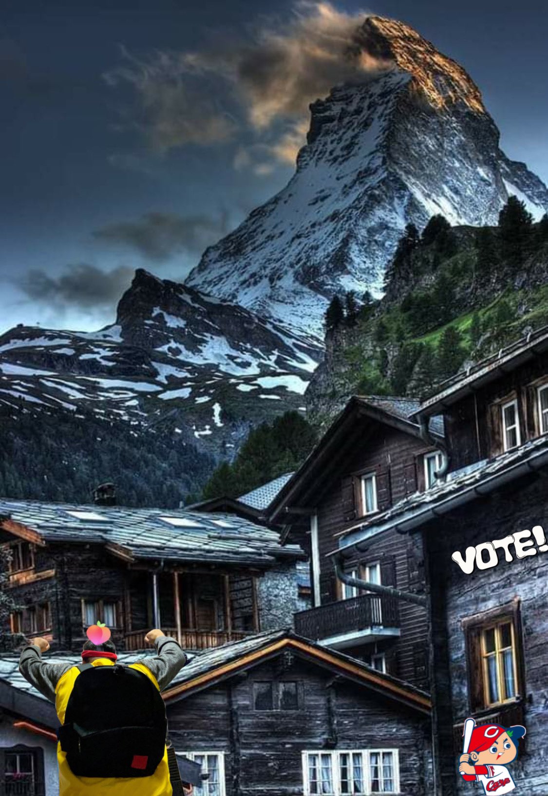 髪ないなった 恐怖せよ マッターホルン北壁登頂の日で戦後民主主義到来の日でやまなし桃の日でカープ黄金時代の幕開けの日だ T Co Mcdwghap9t Twitter