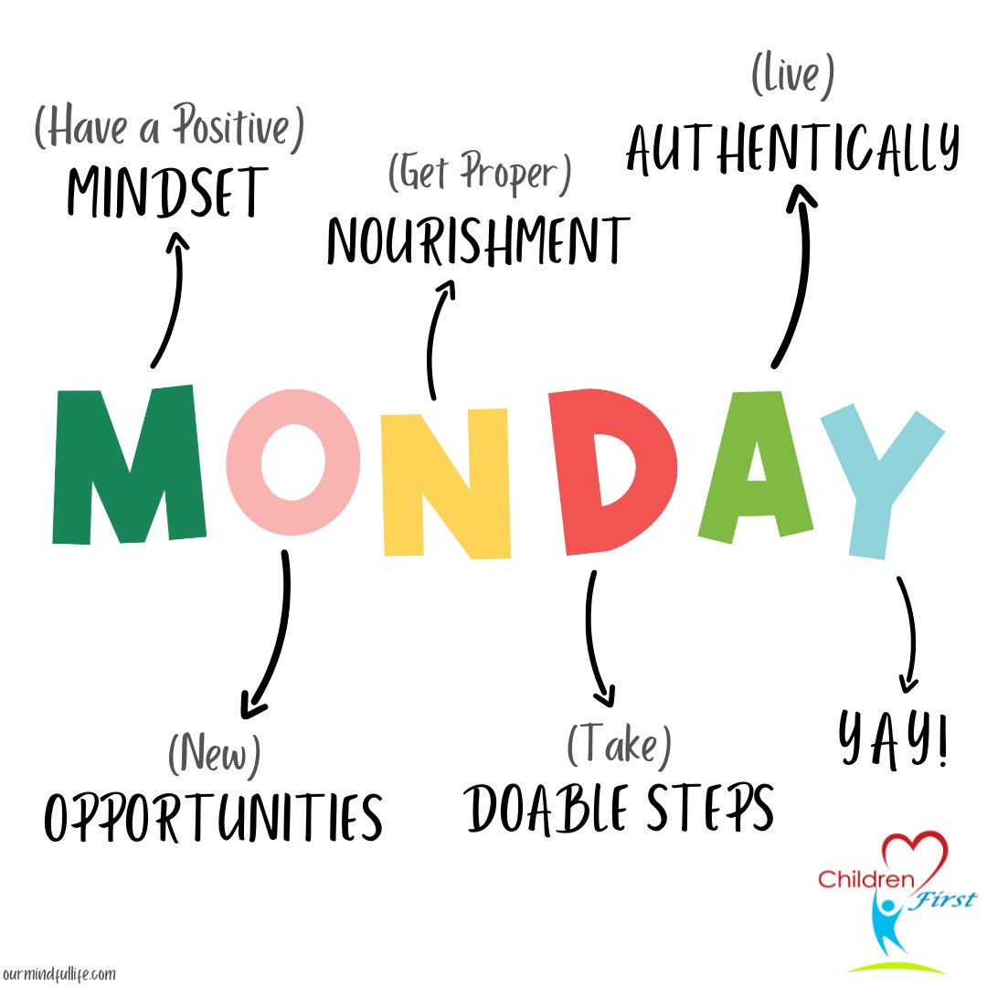 ChildrenFirstCC's tweet image. Make Mondays count!

#MotivationalMonday #MovingForward #DoableSteps