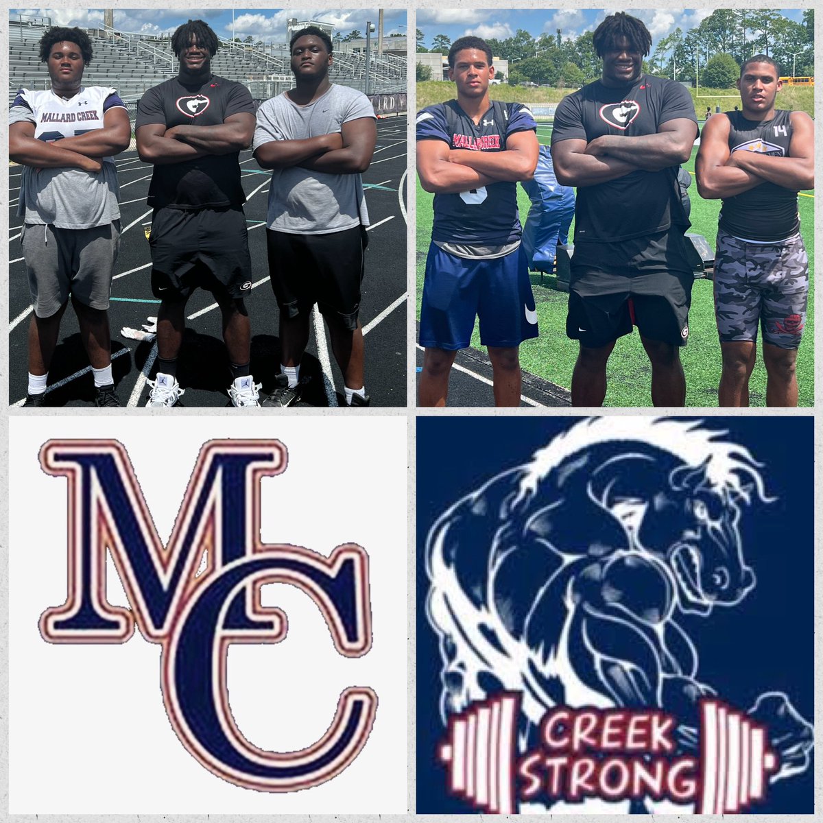 We still got the bigs @ToCreek @Abdulsm1th @AliIshaun #BrysonBlack @michaelshort167 hanging out with our 1st round draft pick @jordanxdavis99 #Creekboyz @mcmavsathletics