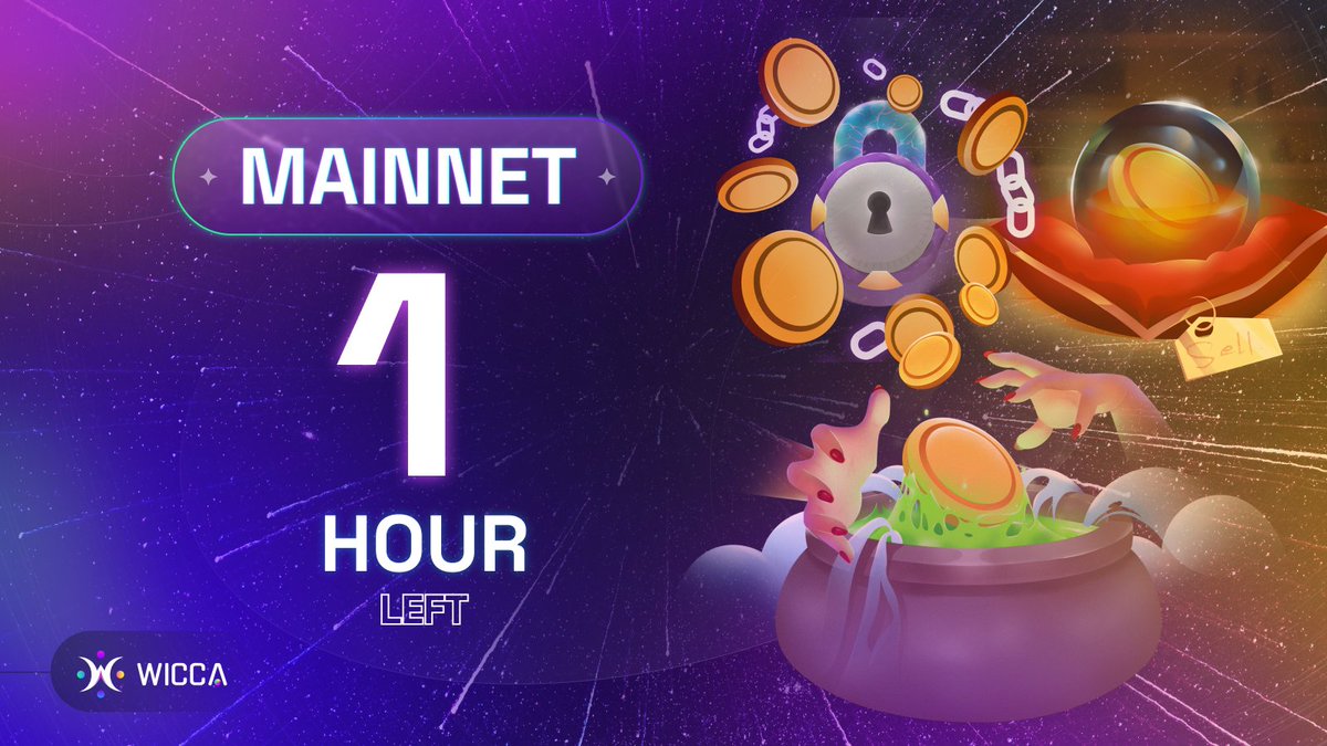 ‼️ Last Final Call 📢 ‼️

❤️‍🔥 Wicca Protocol Mainnet in 60 mins ❤️‍🔥

Who are ready to launch the token ?? 🪙

join t.me/wicca_money for suggestions &amp; support 🕊️

#TERRA #LUNA #LUNAtics #Launchpad #terra2