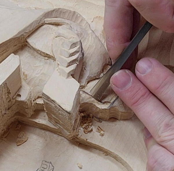 Madcarver00's tweet photo. "Orders" - Sculptures by Randall Roughing Stage..
Contact randy@madcarver.com for Woodcarving Lessons
#woodcarving #howto #reliefsculpture #woodcarvinglesson #Mission #Medieval #fantasyrogue #Guard #barracks #fantasy #fantasycharater #adventurers #dd #lotr #wow #wot #riftwar https://t.co/Om07Qp2Ac7