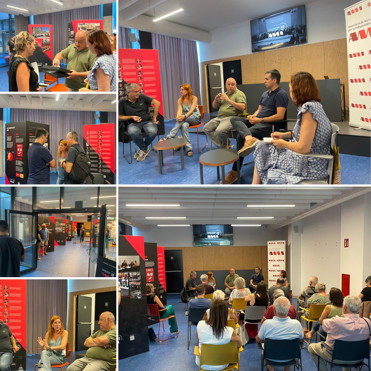 📸 Volem agrair a tots/es els assistents i també als alcaldes i alcaldesses participants <a href="/FranCOLOME/">Francesc Colomé</a> <a href="/bertran_marta/">Marta Bertran Ramon</a> <a href="/raulgr82/">Raül 🎗</a> i a la periodista <a href="/MontseEres/">Montse Eres</a>. Podeu veure l’exposició #10anysAMI a l’espai Can Prat fins el 28 de juliol. Gràcies <a href="/soniaphoto74/">Sònia.tena</a> i <a href="/lesfranqueses/">Ajuntament de les Franqueses</a>