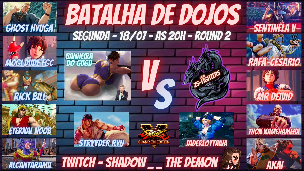 ShadowTheDemon_'s tweet photo. Boa noite galera
prontos para mais uma batalha dos dojos?
venham conferir esse embate hoje as 20h no meu canal! https://t.co/iZT1sHlxS3