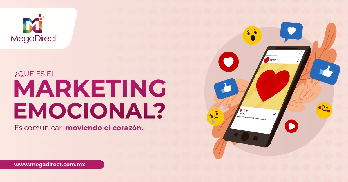 megadirect_of's tweet photo. El marketing emocional trata de movilizar a las personas a través de sus sentimientos o sensaciones, para que sus actitudes y acciones sean favorables hacia un producto, servicio o marca.
#Marketing #Emocional #Sentimientos #Servicio #Marca #MegaDirect https://t.co/WX5UDs0E78