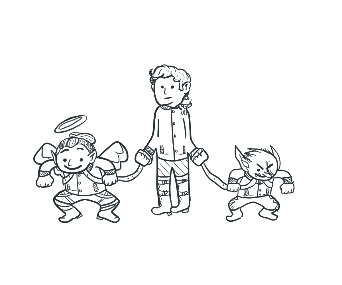 whippedjack's tweet photo. two chaos 'twins' and their emotional support normal human wizard, damir mortyss #unpreparedcasters #pinndrop https://t.co/3VwO8Ma2eE