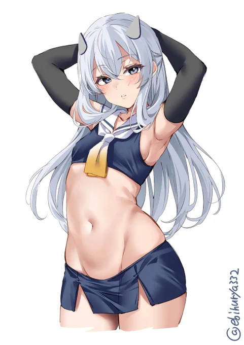 #艦これ版深夜の真剣お絵描き60分一本勝負
#艦これ版真剣お絵描き60分一本勝負_20220716
すみません 13分オーバーです 